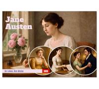 Jane Austen (Tischkalender 2026 DIN A5 quer), CALVENDO Monatskalender: Ein Jahr voller Eleganz und Literatur