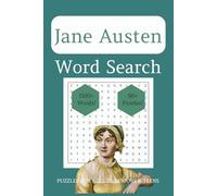 Jane Austen Word Search Puzzle Book: Word Search Puzzles with Easy to Read Print about Jane Austen, Regency England and Pride and Prejudice [6x9 ... Gift for Vacations, Holidays and Relaxation
