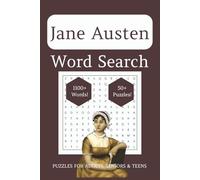 Jane Austen Word Search Puzzle Book: Word Search Puzzles with Easy to Read Print about Jane Austen, Regency England, Pride and Prejudice [6x9 inches, ... Gift for Vacations, Holidays and Relaxation