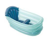 Jané Bañera Hinchable Bebé 3 Posiciones, desde Nacimiento, 30L, Evolutiva con Separador y Reposacabezas, Antideslizante, Azul