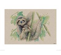 Jane Bannon - Lámina Decorativa (60 x 80 cm), Multicolor