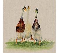 Jane Bannon Lienzo de Pared, Multicolor, 40 x 40 x 3,2 cm