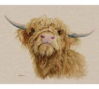 Jane Bannon Lienzo de Pared, Multicolor, 40 x 50 x 3,2 cm