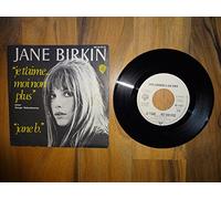JANE BIRKIN AND SERGE GAINSBOURG - JE T'AIME...MOI NON PLUS 7 INCH (7" VINYL 45) GERMAN WARNER BROS 1969
