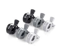 Jané Clips Carrito Bebé,Pack 6, Pinzas Multiusos Gran Apertura 5,5 cm, Universales para Muselinas, Mantas y Juguetes
