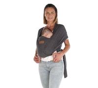 Jané Cocoon, Fular Envolvente, Bebés Prematuros, Ergonómico, hasta 20 kg, 5 Metros Largo, Suave y Fresco, Greyland