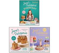 Jane Dunn - Juego de colección de 3 libros (Jane's Patisserie Everyday, Jane's Patisserie Celebrate, Jane's Patisserie)