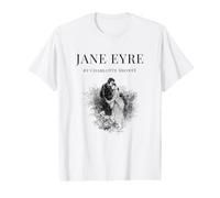 Jane Eyre Charlotte Bronte Front Cover Camiseta gráfica económica