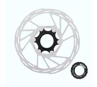 Jane Eyre Disco de freno de bicicleta Rotor de freno de disco de 140 MM/disco de freno de bloqueo central con cubierta de bloqueo para bicicletas de carretera, bicicletas de montaña,