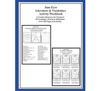 Jane Eyre Literature & Vocabulary Activity Workbook: A Creative Resource for Teachers! 90 Vocabulary Words & Definitions Over 400 Pages of Activities