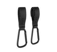 Jané Ganchos Multifunción Universal, Pack 2 unidades, para Manillar Carrito, Silla de Paseo, Cochecito, para Colgar Bolsas Compra, Mochila, etc, Hasta 5 kg., Negro