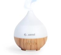 Jané Humidificador Bebés, Ultra silencioso, Capacidad 140 ml, 7 Colores led, Apto para Esencias, Temporizador, Madera