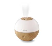 Jané Humidificador sónico con Luz, Apto para Esencias, 2 Velocidades, Táctil, Salida de Vapor Orientable, Madera