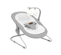 Jané Light, Hamaca para Bebé Desde 0 Meses, Hamaca Mecedora Ultraligera con Balanceo Natural, Barra de Actividades y Reductor, Tapizado Lavable, Gris