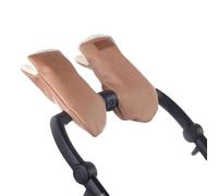 Jané Manoplas Carrito Bebé Invierno, Impermeables y Cortaviento, Forro Polar Interior, Sistema Imantado, Universales, Color Marrón