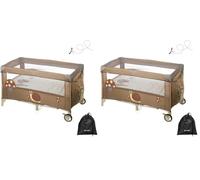 Jané Mosquitera para Cuna de Viaje, Universal, Fácil Visibilidad, Protección Insectos, Incluye Bolsa de Transporte (Paquete de 2)