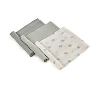 Jané Pack de 3 Muselinas Multiusos, Lactancia, Tejido Natural Algodón y Bamboo, Antiácaros, Ecológico, 80x80 cm, Verde