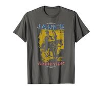 Jane’s Addiction Western Horse Camiseta, Hombre, Asfalto, M
