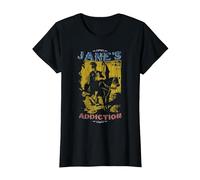 Jane’s Addiction Western Horse Camiseta, Mujer, Negro, S