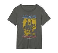Jane’s Addiction Western Horse Camiseta, Mujer Tallas Grandes, Asfalto, 1XL Grande