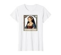 Jane Seymour Esposa del Rey Enrique VIII de Inglaterra Camiseta gráfica económica, Mujer, Blanco, M