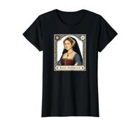 Jane Seymour Esposa del Rey Enrique VIII de Inglaterra Camiseta gráfica económica, Mujer, Negro, M