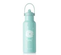 Jané Termo Acero Inoxidable, Mantiene 24H Frio 12H Calor, Recubrimiento Interior Cerámico, 500 ml, Libre BPA, Verde