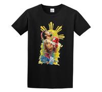 Jane Tobey Funny On Manny Boxing Pacquiao Philippines Unisex 100% Cotton Short-Sleeve T-Shirts Black XXL