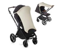 Jané Toldo Solar Carrito Bebé UPF 50+, Universal y Elástico, Parasol Transpirable, Protección UV para Cochecito y Capazo, Beige
