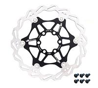 JaneEyre Disco de freno de bicicleta, freno de disco, disco de freno flotante para bicicleta de montaña, 180 mm (Negro)