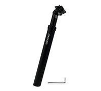 JaneEyre Tija de sillín de Muelle con un diámetro de 27,2, 30,8 o 31,6 mm, Tija de sillín de Aluminio con suspensión, de Bicicleta para E-Bike, MTB, Trekking Citybike(Negro 31,6mm)