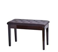 JANeGWXRUuW Cartera Slim Taburete Doble de Madera Maciza for Piano con estantería(Walnut)