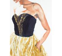 Janel Eleftherakis impresión sobre Lienzo, 60 x 80 cm, Lona de Mezcla de algodón, Multicolor