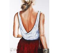 Janel Eleftherakis todo lo que Brilla IV 60 x 80 cm Lienzo impresión, Multicolor