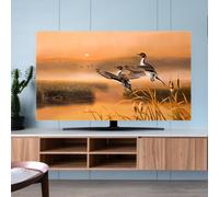 JANEMUA Paisaje Pintura TV Cubierta Del Polvo De Escritorio, Eficaz A Prueba De Agua Y El Polvo De La Cubierta Del Televisor, El Sol/Protección Contra El Polvo TV Cubierta-D||49-52inch