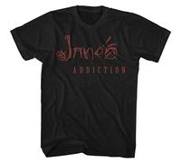 Janes Addiction Men's T-Shirt Unisex Black Cotton Hip Hop Print tee Shirts S