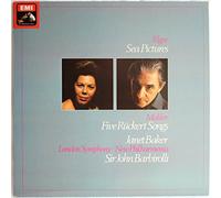 Janet Baker - EMI - ASD 2721: Elgar: Sea Pictures Mahler: Five Ruckert Songs: Sir John Barbirolli: LP