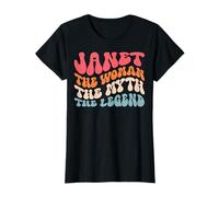 Janet In My Groovy Era personalizada para su primer nombre Camiseta