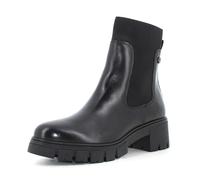 Janet & Janet Beatles de cuero negro para mujer NEGRO, 40