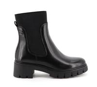 Janet & Janet Beatles de cuero negro para mujer NEGRO, 41