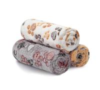 Janety Pet Blankets 76×52cm, Dog Blankets 3PCS
