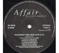 Janice Christie - I'm Hungry For Your Love - Affair Record Company Ltd - TART 1