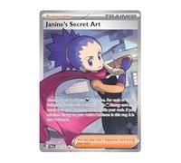 Janine's Secret Art 088/064 - Tarjeta de entrenamiento de arte completo ultra rara | Cartas Pokémon brillantes | Cartas raras de Pokémon | Fábula envuelta | Pokemon escarlata y violeta | Titan Cards