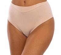 JANIRA Braga Alta Invisible Slip Cotton Band - Dune, XL