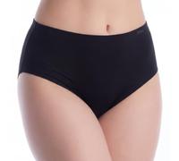 JANIRA Braga Alta Invisible Slip Cotton Band - Negro, L