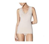 JANIRA camiseta de algodón con puntilla Dolce Cotton S/M - color: BLANCO talla: XL