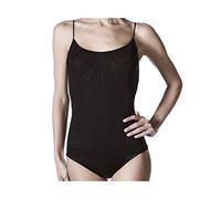 JANIRA Camiseta de Tirante Fino de Tul Denis - Negro, L