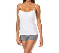 JANIRA Camiseta de Tirantes Finos Day Cotton Escote Redondo para Mujer