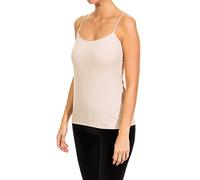 JANIRA Camiseta de Tirantes Finos Day Cotton Escote Redondo para Mujer