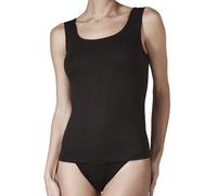 JANIRA, Camiseta S/Mangas de Modal para Mujer (L, Negro)